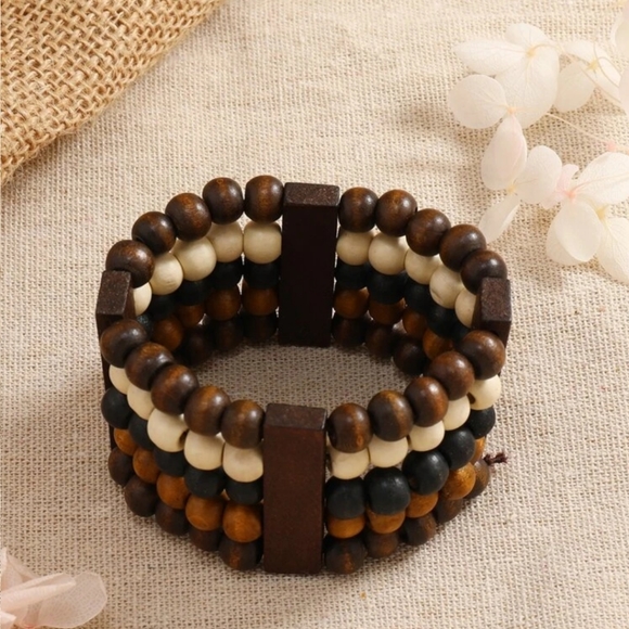 Boho Beaded Bracelet - Picture 2 of 3